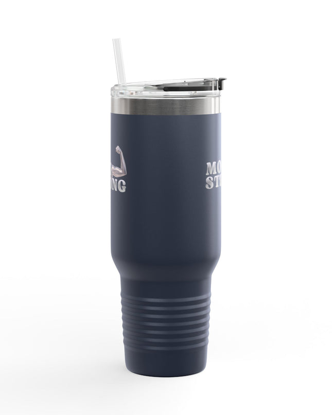 "Mom Strong" Insulated Travel Mug, 40oz