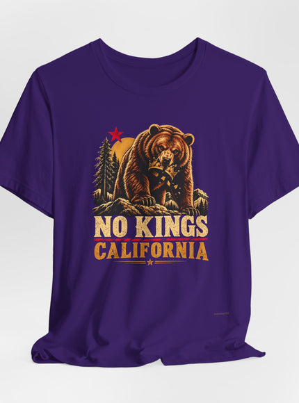 "No Kings California" Unisex Jersey Short Sleeve Tee