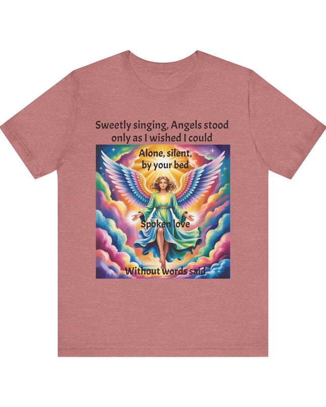 "Sweetly Singing, Angels Stood" Women's Soft Jersey Tee