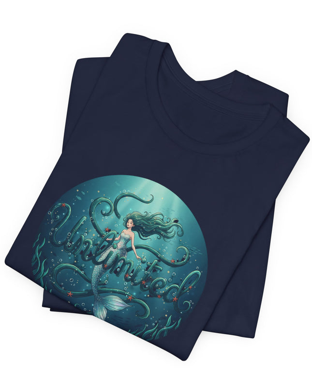 "Unlimited Mermaid" Unisex Jersey Short Sleeve Tee