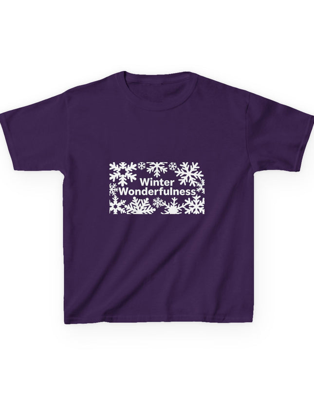 "Winter Wonderfulness" Kids Heavy Cotton Tee