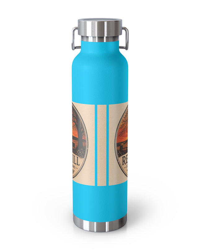"Red Hill Sunset Farms" Copper Vacuum Insulated Bottle, 22oz