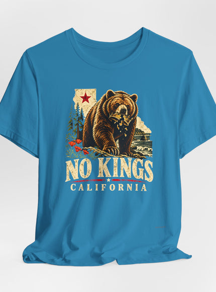 "No Kings California" Unisex Jersey Short Sleeve Tee