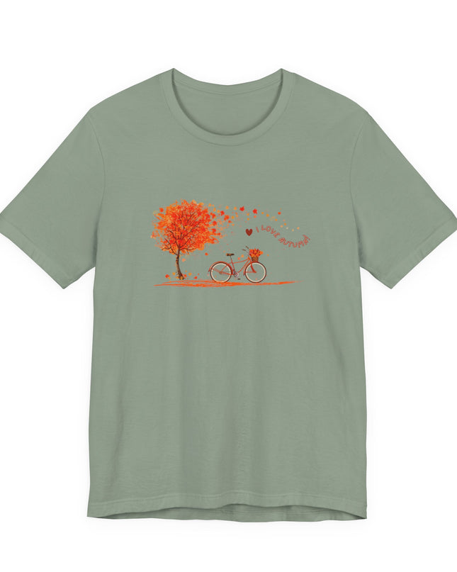 "I Love Autumn" Unisex Jersey Short Sleeve Tee