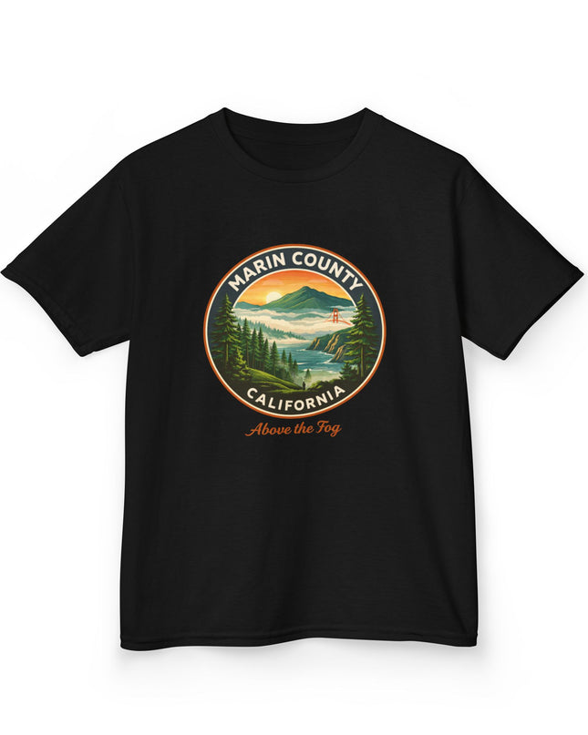 "Marin County, Above the Fog" Kids Heavy Cotton Tee