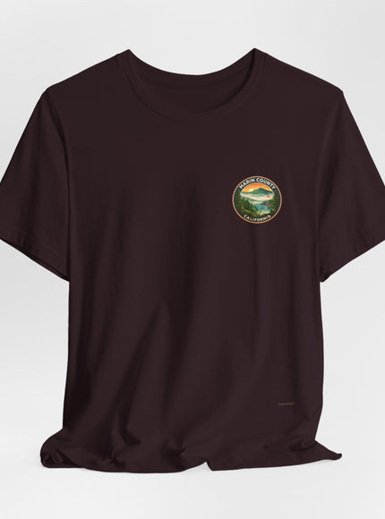 "Marin County - Above the Fog - No Text" (2-sided) Unisex Jersey Short Sleeve Tee