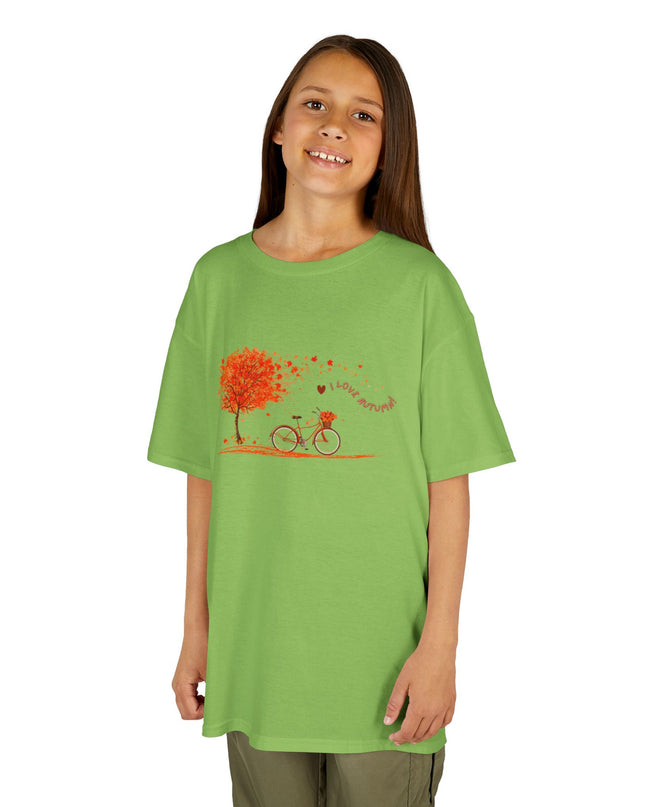 "I Love Autumn" Kids Heavy Cotton Tee