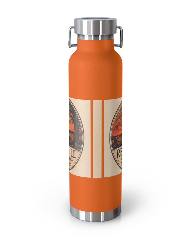 "Red Hill Sunset Farms" Copper Vacuum Insulated Bottle, 22oz