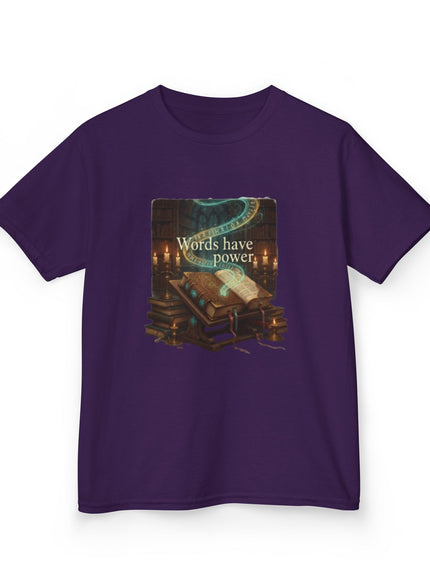 "Words Have Power" Kids Heavy Cotton Tee