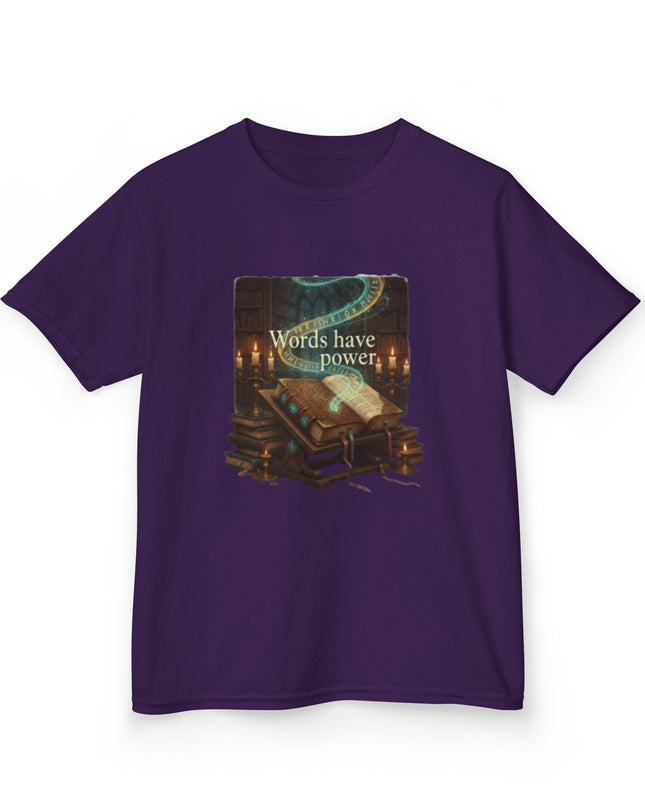 "Words Have Power" Kids Heavy Cotton Tee
