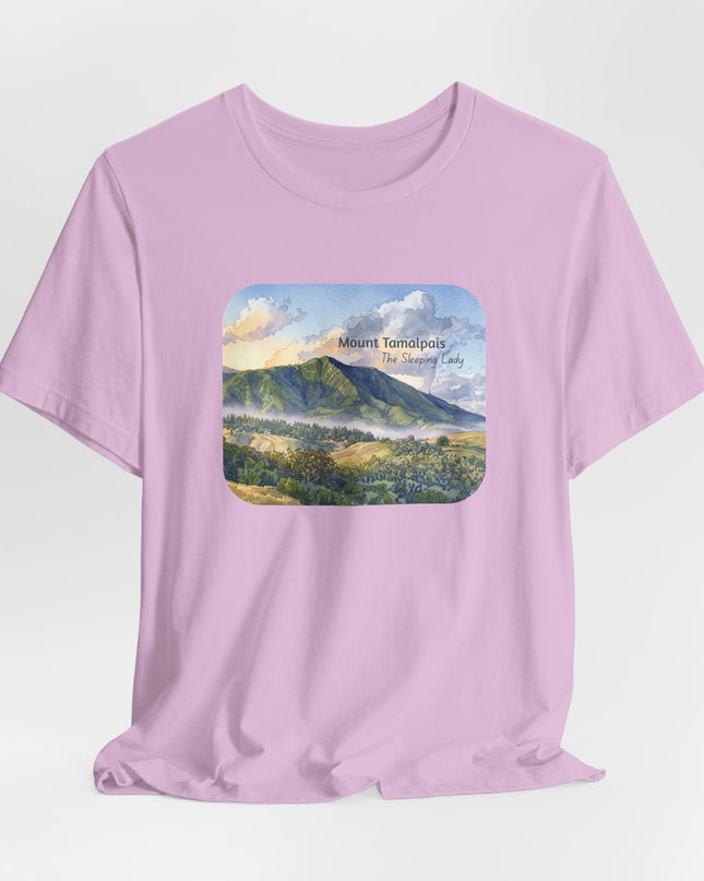 "Mount Tamalpais, the Sleeping Lady" Unisex Jersey Short Sleeve Tee