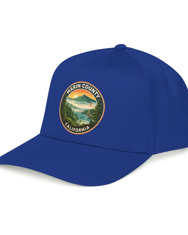 "Marin County, Above the Fog" Mid Profile Baseball Cap