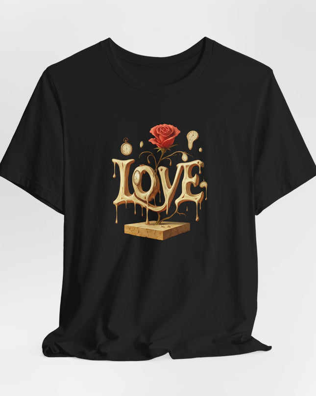 "Love - Salvador Dali Style" Unisex Jersey Short Sleeve Tee