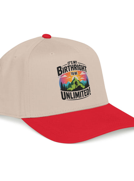 "It's my Birthright to be Unlimited" Mid Profile Baseball Cap
