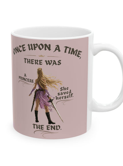 "She Saved Herself V2" Ceramic Mug, (11oz, 15oz)