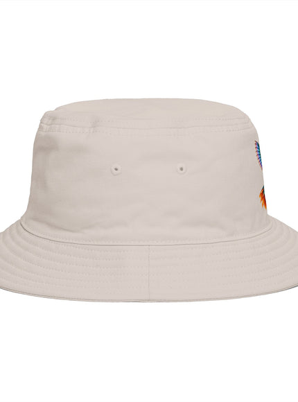 "Hummingbird and Poppies" Bucket Hat