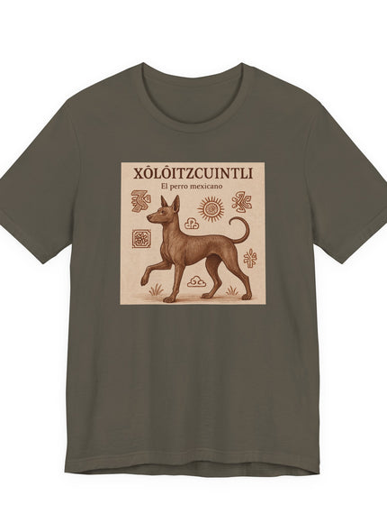 "Xoloitzcuintli - el perro mexicano" Unisex Jersey Short Sleeve Tee