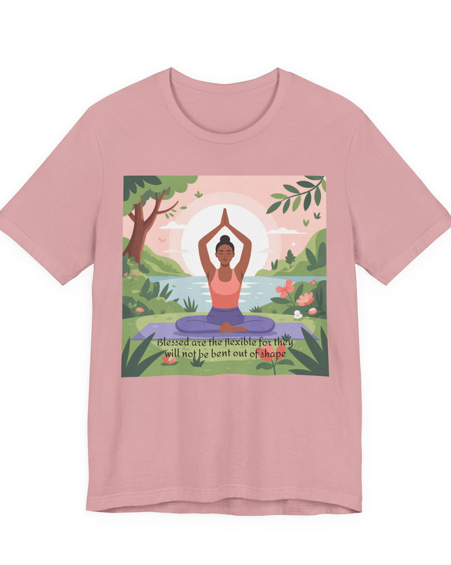 "Blessed are the Flexible" Unisex Short Sleeve Tee