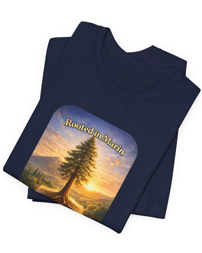 "Rooted in Marin, College of Marin" Unisex Jersey Short Sleeve Tee
