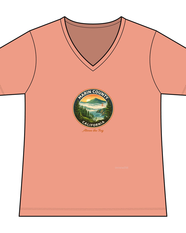 "Above the Fog" Women's Ideal V-Neck Tee