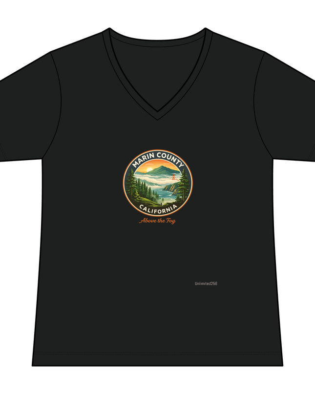 "Above the Fog" Women's Ideal V-Neck Tee