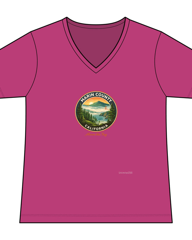"Above the Fog" Women's Ideal V-Neck Tee