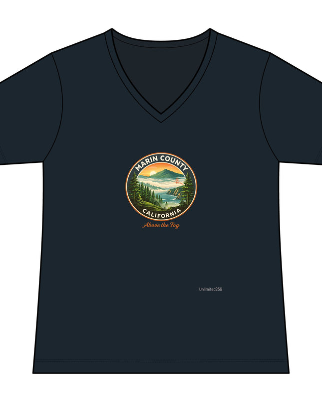 "Above the Fog" Women's Ideal V-Neck Tee