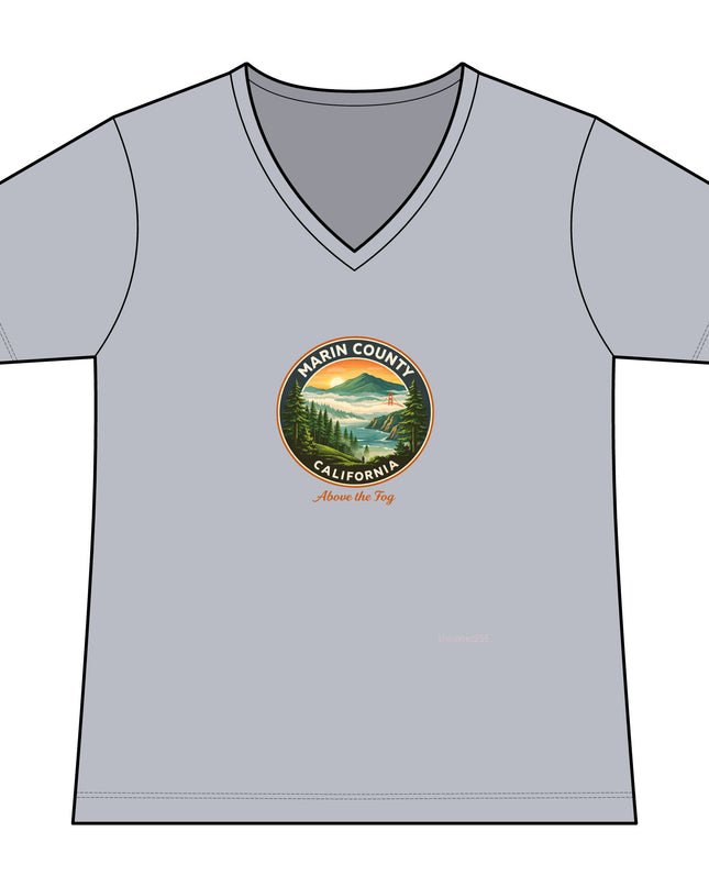 "Above the Fog" Women's Ideal V-Neck Tee