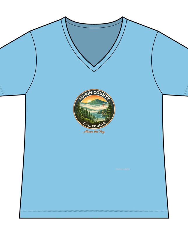 "Above the Fog" Women's Ideal V-Neck Tee