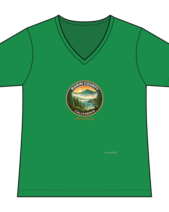 "Above the Fog" Women's Ideal V-Neck Tee