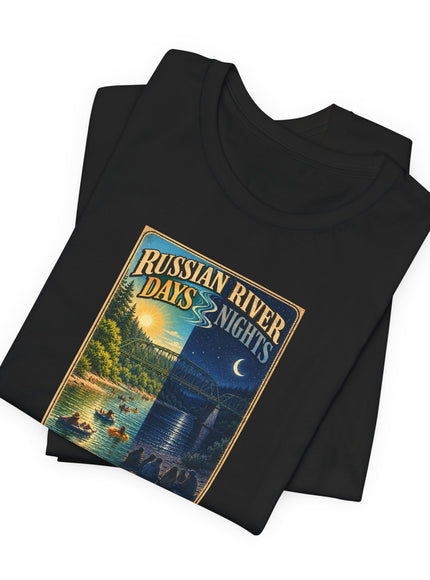 "Russian River Days, Russian River Nights" Unisex Jersey Short Sleeve Tee