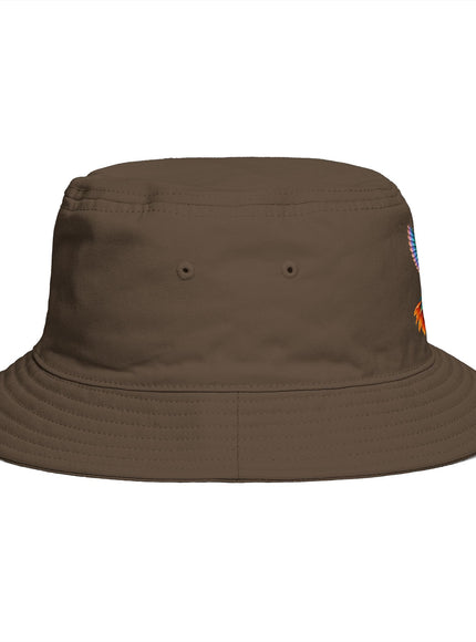 "Hummingbird and Poppies" Bucket Hat