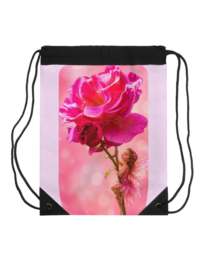 "Fairy Rose" Drawstring Bag