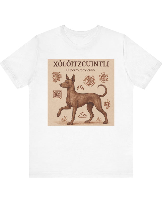 "Xoloitzcuintli - el perro mexicano" Unisex Jersey Short Sleeve Tee