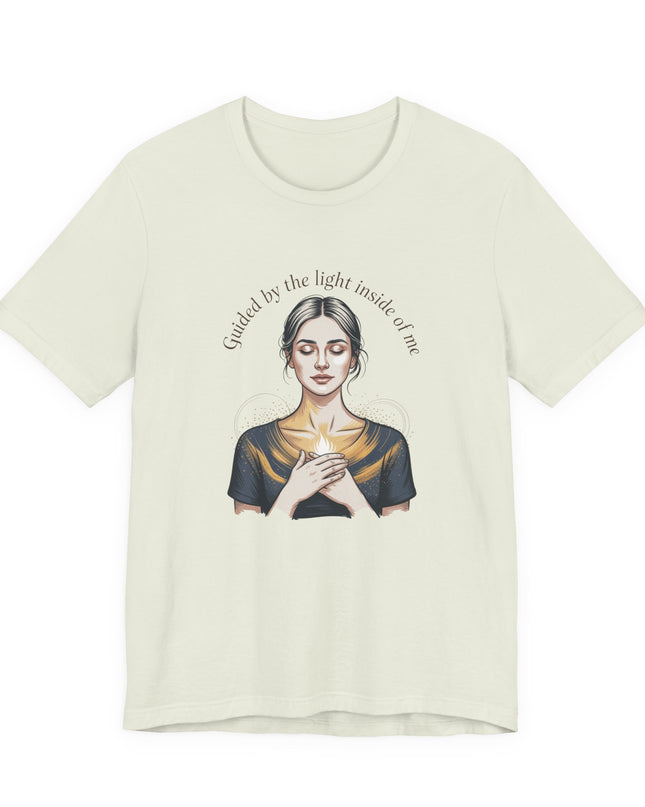 "Guided by the Light inside of Me" Unisex Jersey Short Sleeve Tee