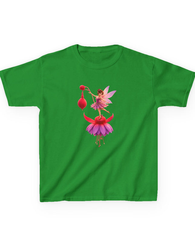 "Fuchsia Fairy" Kids Heavy Cotton Tee