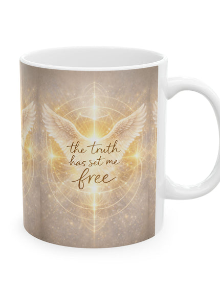 "The Truth Will Set You Free" Ceramic Mug, (11oz, 15oz)