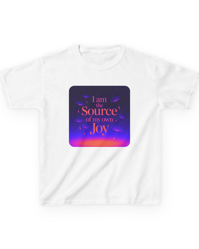 "I Am the Source of my Own Joy" Kids Heavy Cotton Tee