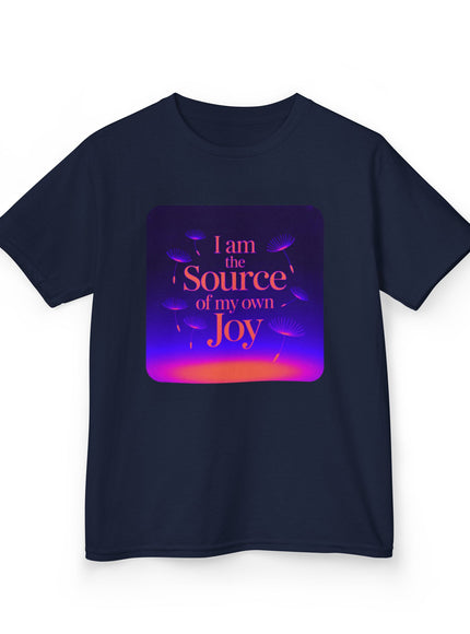 "I Am the Source of my Own Joy" Kids Heavy Cotton Tee
