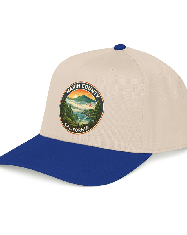 "Marin County, Above the Fog" Mid Profile Baseball Cap