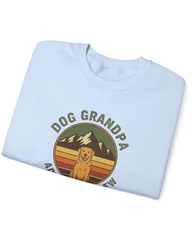 "Dog Grandpa Adventure Crew" Unisex Adult Sweatshirt