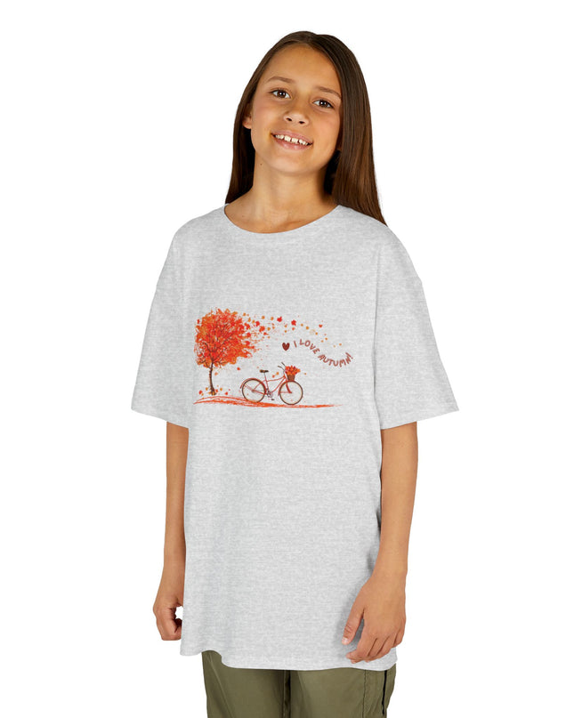 "I Love Autumn" Kids Heavy Cotton Tee