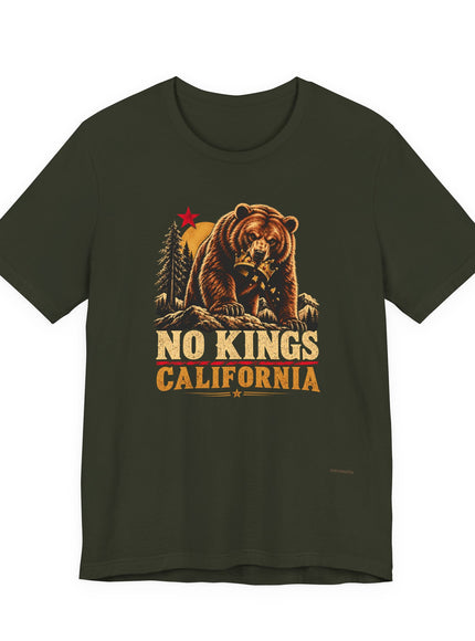"No Kings California" Unisex Jersey Short Sleeve Tee