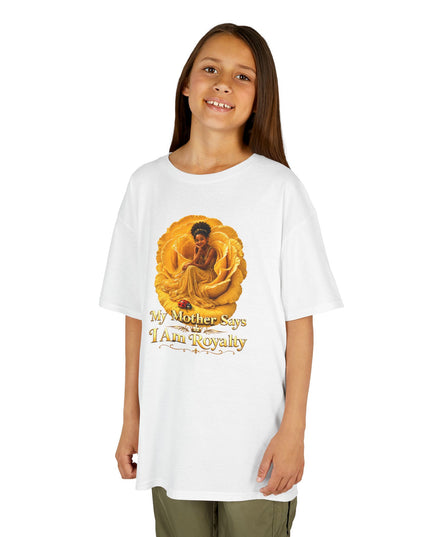 "My Mother Says I am Royalty" Kids Heavy Cotton Tee