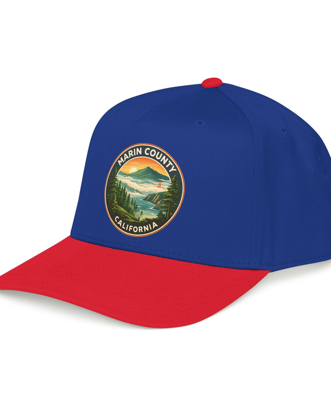 "Marin County, Above the Fog" Mid Profile Baseball Cap