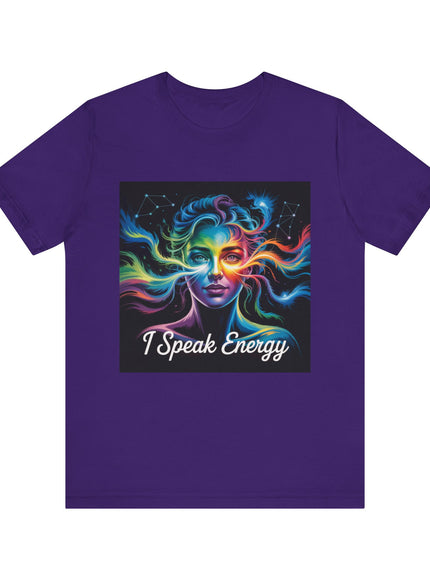 "I Speak Energy, (Energy for Success)" Men's and Women's Jersey Short Sleeve Tee
