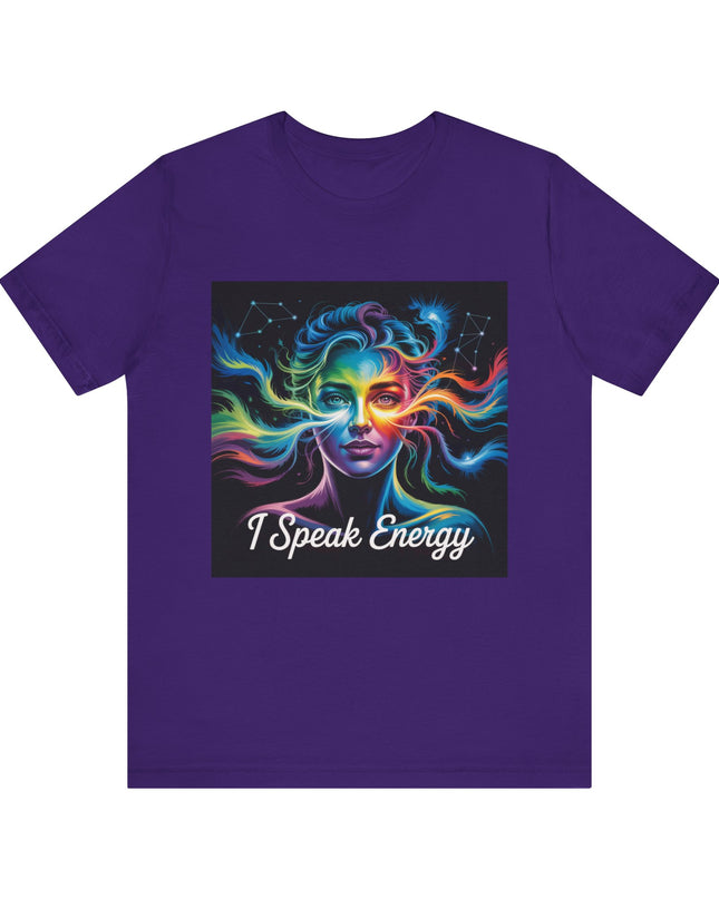 "I Speak Energy, (Energy for Success)" Men's and Women's Jersey Short Sleeve Tee