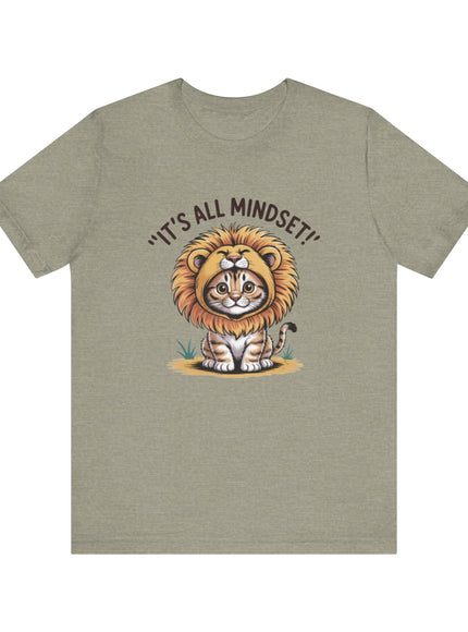 "Mindset Lion" Unisex Jersey Short Sleeve Tee