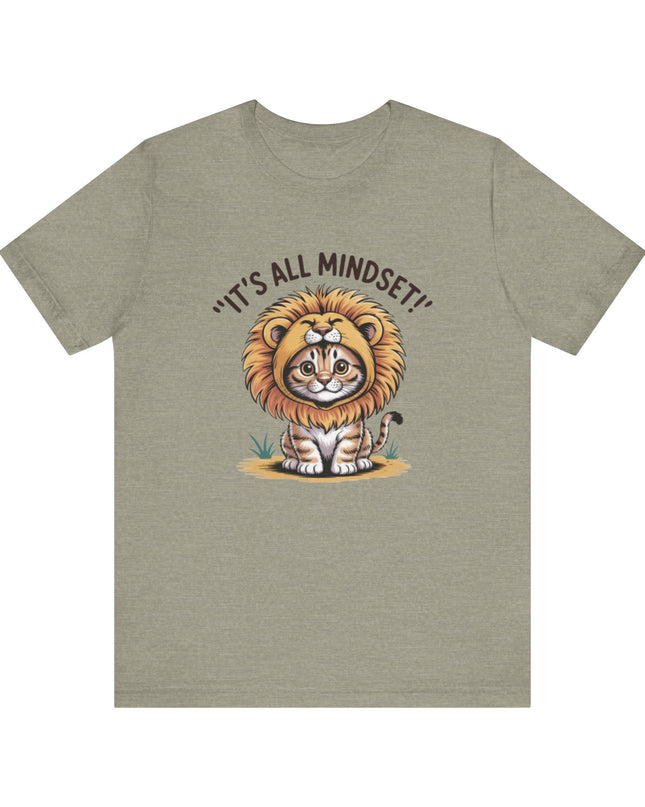"Mindset Lion" Unisex Jersey Short Sleeve Tee