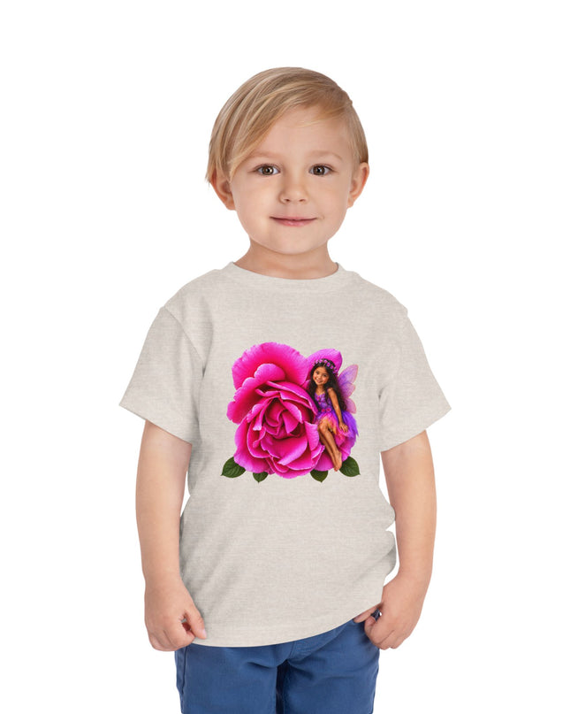 "Rose Fairy" Toddler Short Sleeve Tee